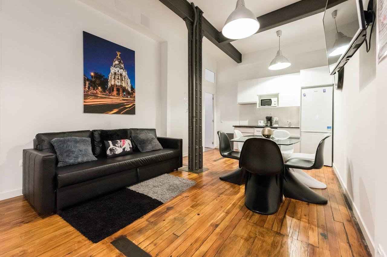 M&F Gran Via 3 Hab Apartment Madrid Bagian luar foto